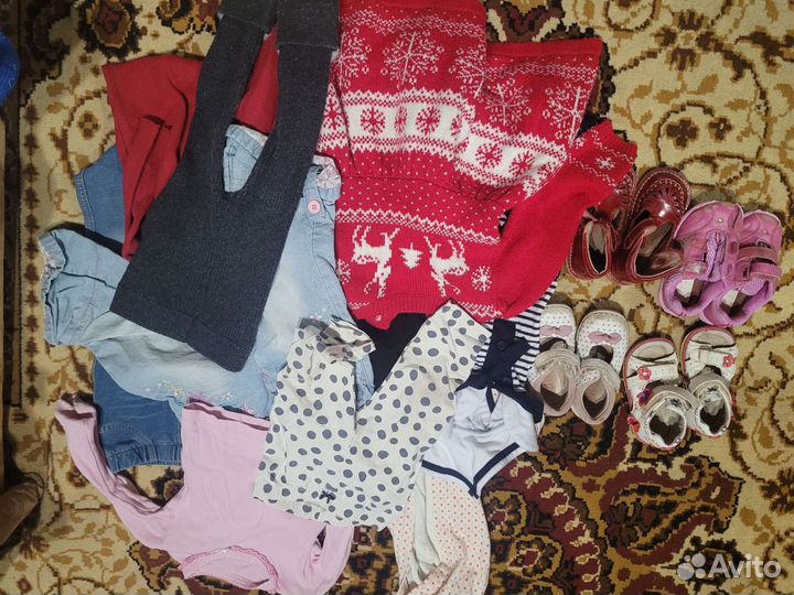 Отдам бесплатно детские вещи пакетом