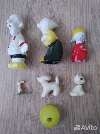 Игрушки СССР Набор фигурок из сказки 