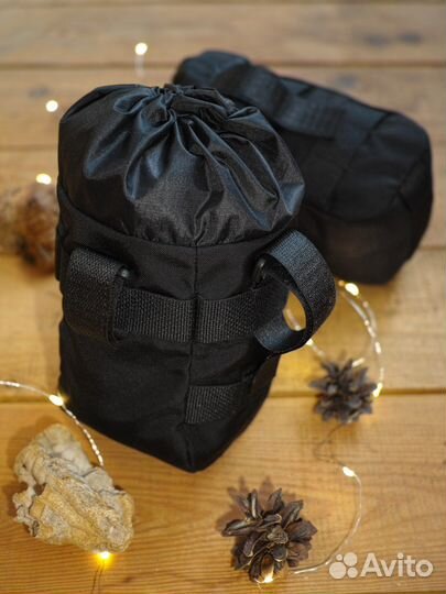 Сумки кормушки на руль велосипеда. Фидбэг