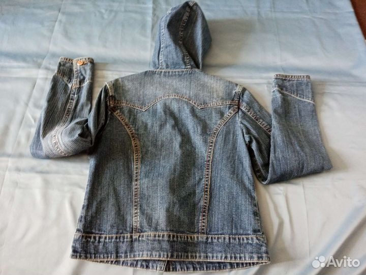 Джинсовая ветровка для девочки подростка