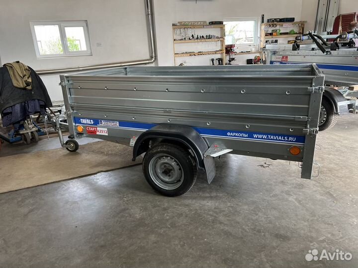 Прицеп оцинк 2.5х1.30 борт 64см Тавиалс