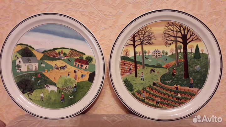 Коллекционные тарелки Германия Villeroy&Boch