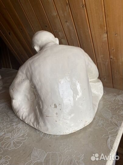 Гипсовый бюст Ленина СССР большой