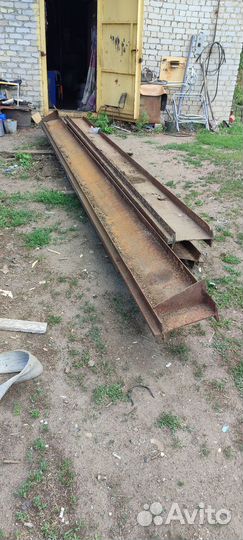 Двухтавровая балка усиленная