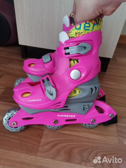 Роликовые коньки детские раздвижные