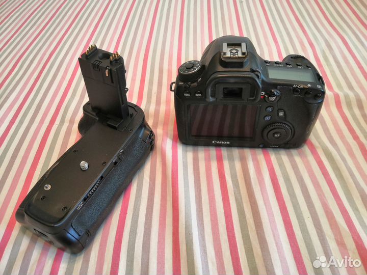 Обьектив Canon EF 100mm f2 USM, батарейный блок