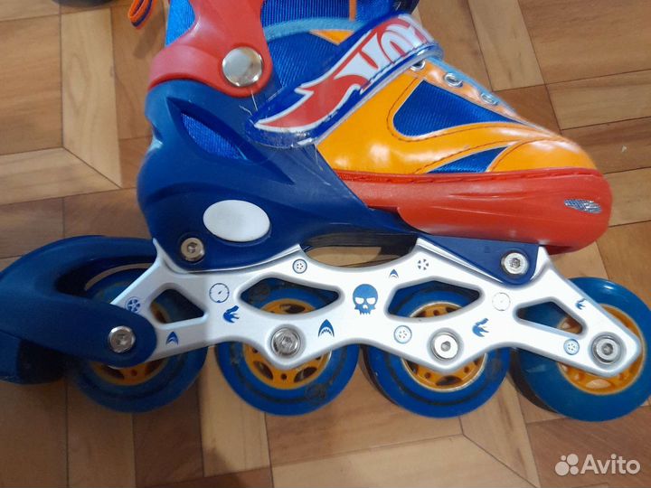 Роликовые коньки детские раздвижные