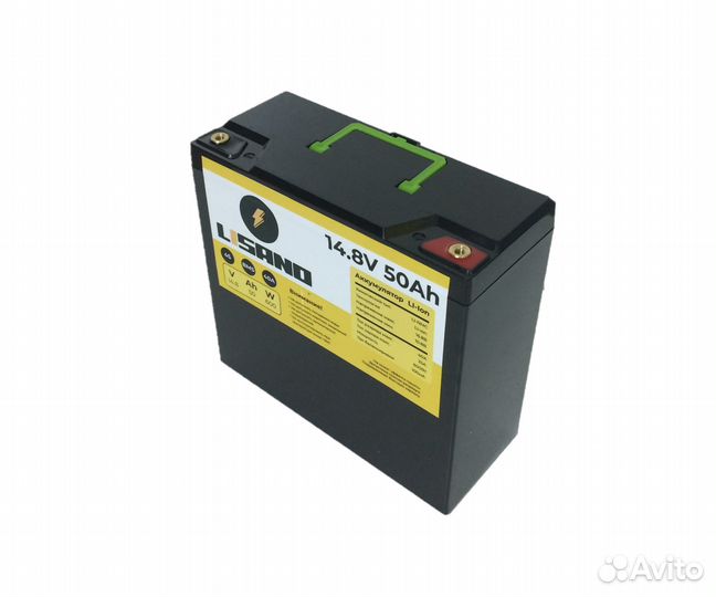 Аккумулятор 14.8В 50Ач для эхолота, gls 10, AT 2