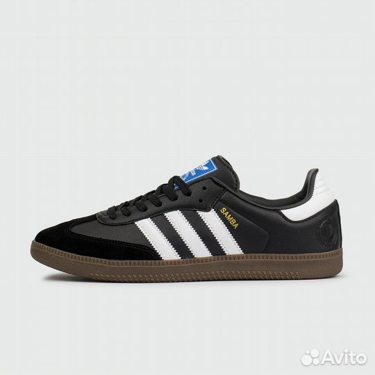 Кроссовки Adidas Samba OG Black / White Str