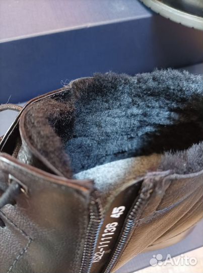 Ботинки натуральная кожа.45 размер