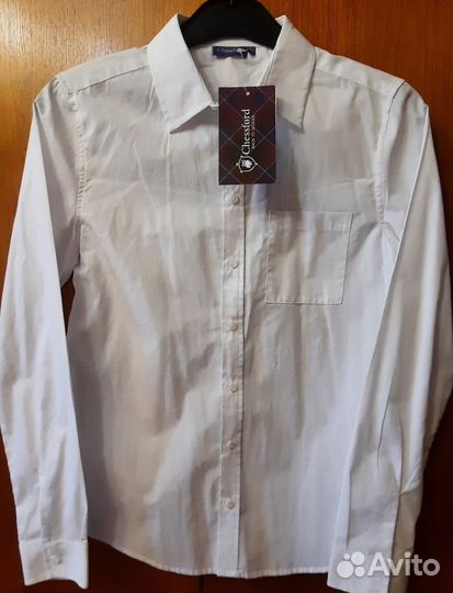 Белые школьные рубашки для мальчика
