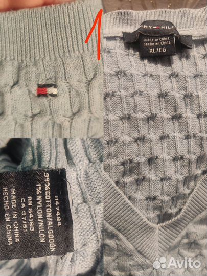 Джемперы женские Tommy Hilfiger оригинал 50,52