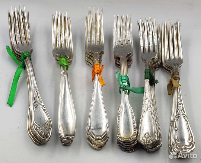 Столовые вилки, десертные вилки, Франция