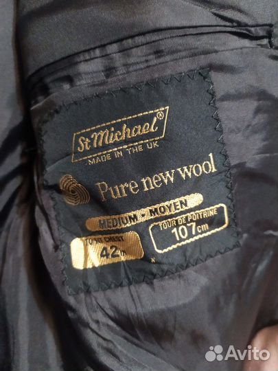 Пиджак твидовый Donegal tweed, р-р 50-52