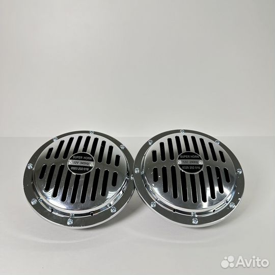 Звуковой сигнал mercedes хром большие