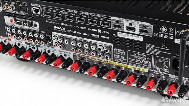 AV ресивер Denon AVR-X3800H black