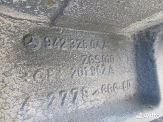 Кронштейн пневморессоры Mercedes Benz Actros MP3