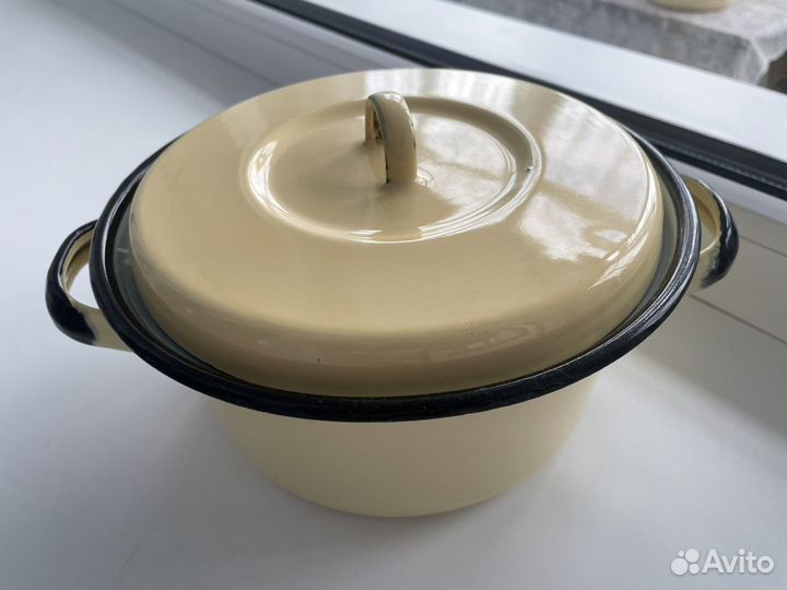 Кастрюля эмалированная 1,5 л