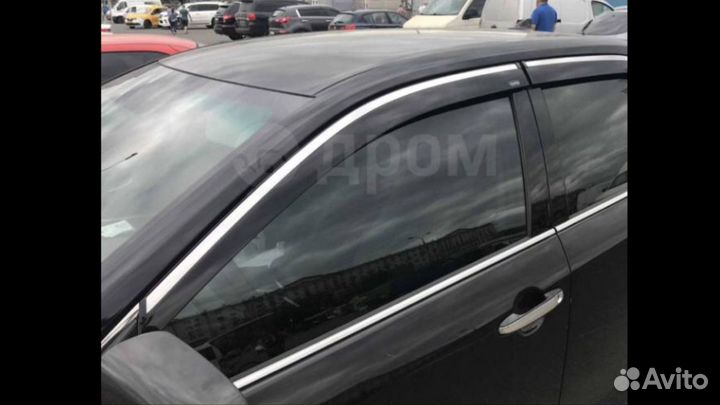 Toyota Camry XV40 Хром Ветровики