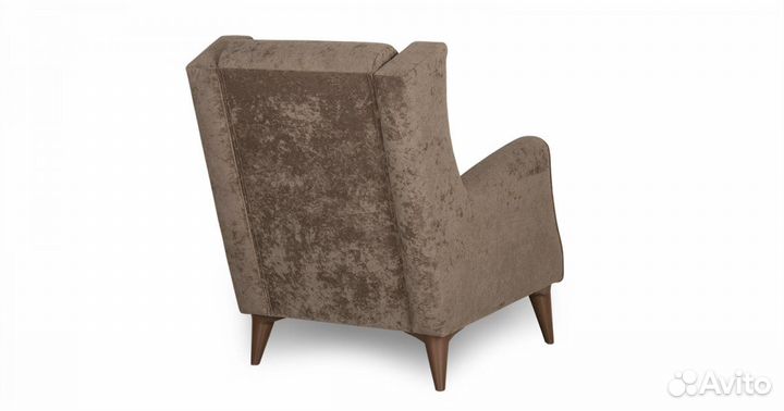 Кресло Плимут велюр молочный шоколад