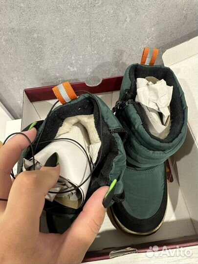 Дутики детские 26 сапожки tombi