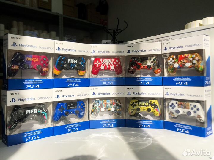 Геймпад PS4 Джойстик PS4 с принтом