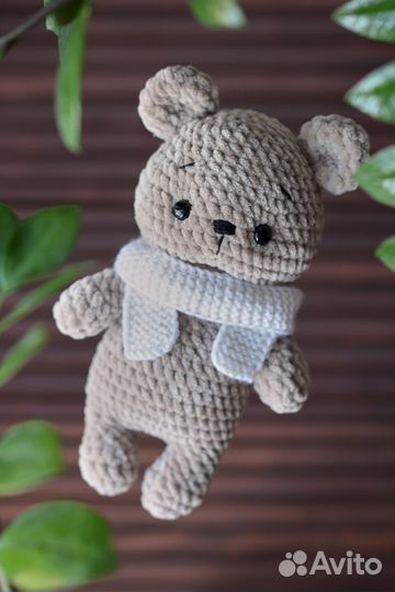 Вязаная игрушка Медвежонок набор подарочный