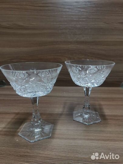 Хрустальные бокалы СССР