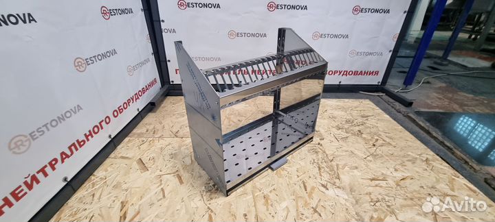 Полка двойная для сушки посуды из нержавейки