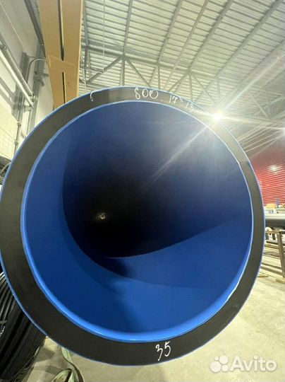 Труба пнд синяя