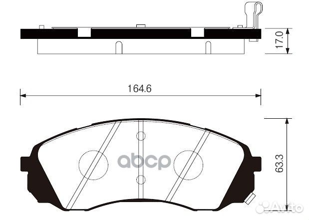 SP1238SNS 1291 02 колодки дисковые п Kia Carnival