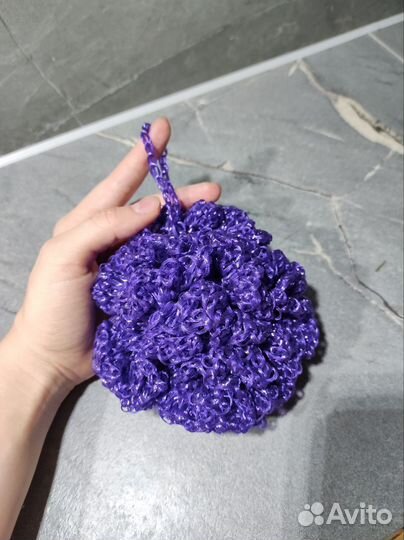 Мочалка ручной работы