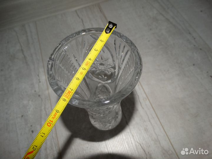 Ваза хрустальная