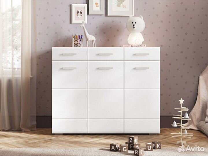 Комод Симба белый
