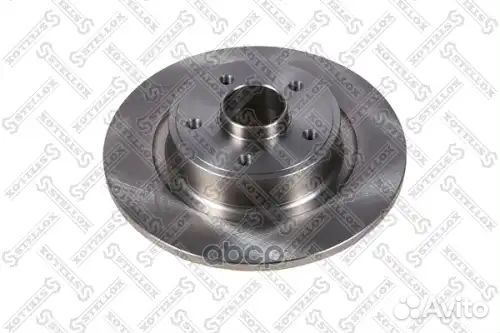 Диск торм.задн. без absбез подш renault Stellox