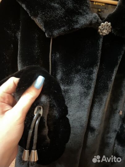 Шуба мутон 54 размер Новая с биркой