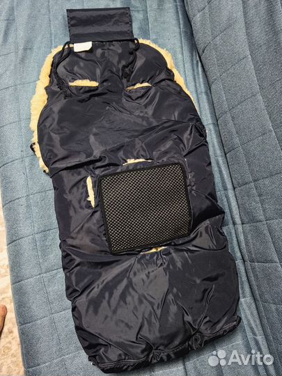 Зимний конверт в коляску овчина Kaiser