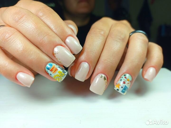 Маникюр, педикюр, гель-лак, наращивание