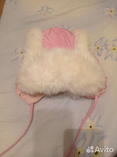 Зимняя шапка для девочки 48-50