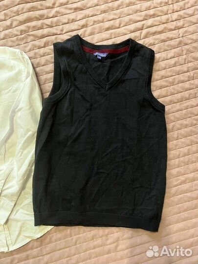 Рубашка и жилет для школы