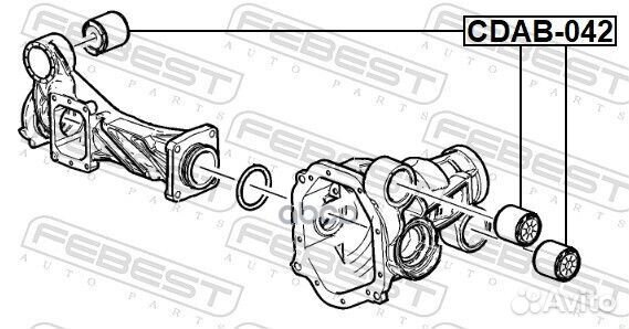 Сайлентблок переднего дифференциала cdab042 Febest