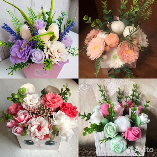 Букеты из мыла ручной работы