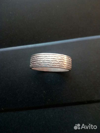 Кольцо серебро