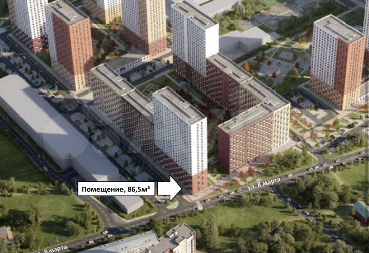 Торговая площадь, 86.5 м²