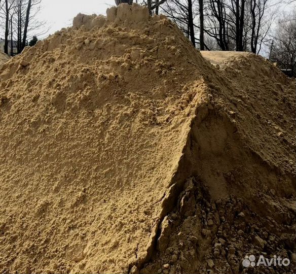 Песок карьерный для подушки