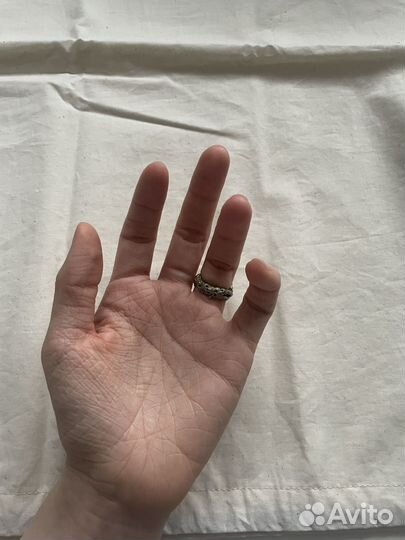 Кольцо из серебра Окно