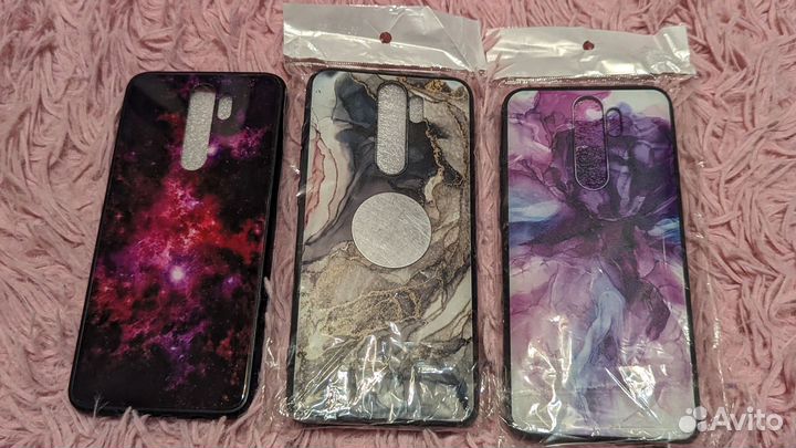 Чехол на xiaomi redmi note 8 pro 3 шт