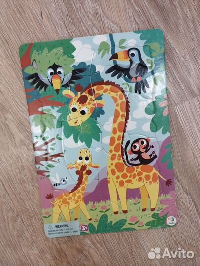 Пазлы 2-36 элементов для малышей и постарше