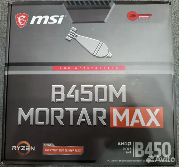 Материнская плата MSI B450M mortar MAX