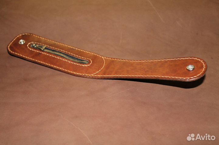 Слеппер/монетница. Из натуральной кожи